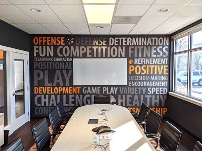window & wall graphics Photo